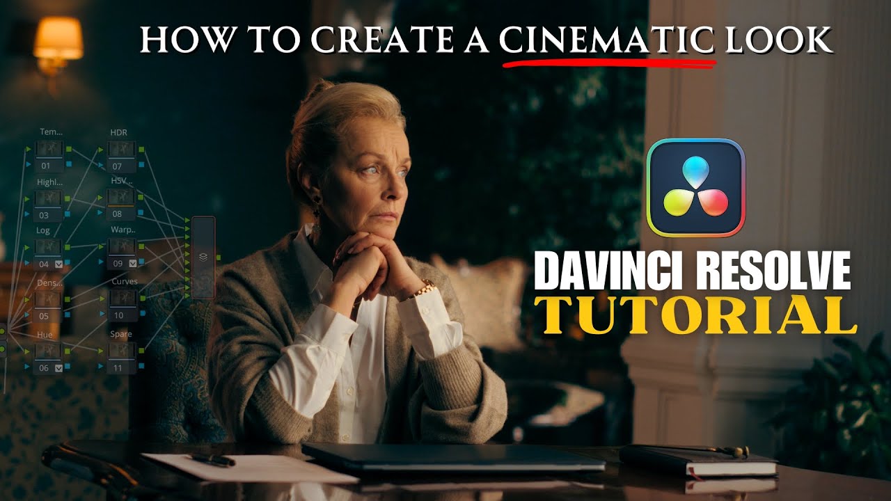 Секреты кинематографического эффекта DaVinci Resolve | Пошаговый процесс цветокоррекции #Учебник
