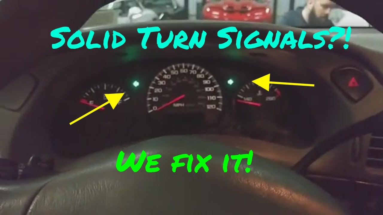 Impala Turn Signal Short B&S Customs Dash Lights Stay On Parking Chevrolet Chevy