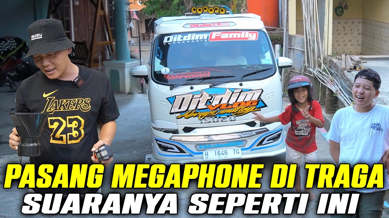 PASANG MEGAPHONE DI TRAGA!!AUTO ASIK KALAU MEMBASURI..
