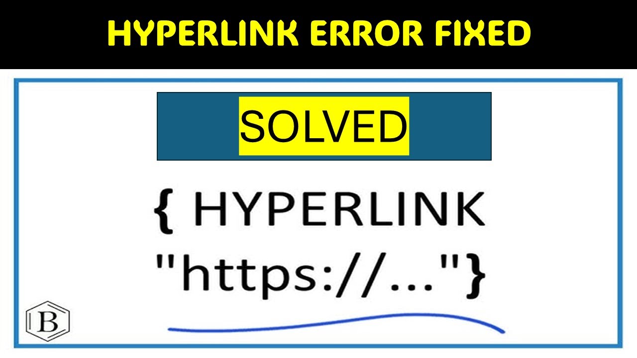 How to fix Hyperlink error | Hyperlink error fix | word error | How to solve Hyperlink error in word