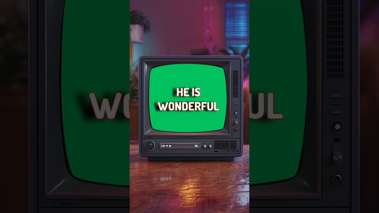 HE IS WONDERFUL  