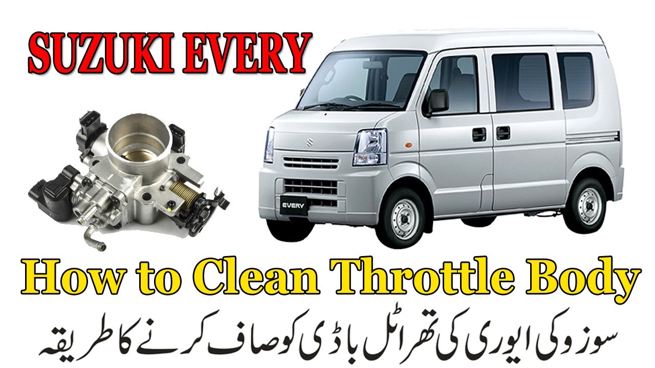 Throttle body cleaning | Suzuki Every | Chokas tv