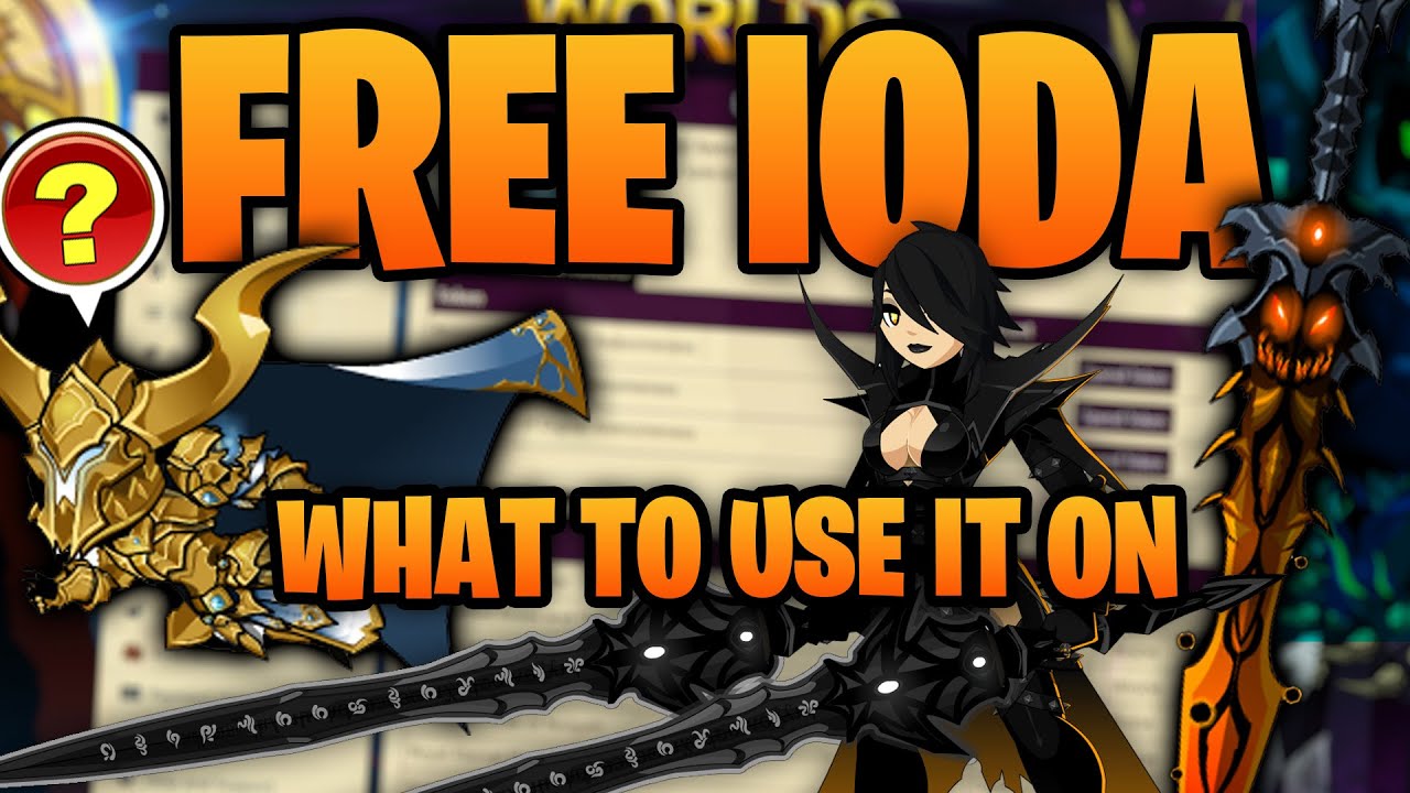 AQW Is Giving Out FREE IODA! Here is what you Should do with it!
