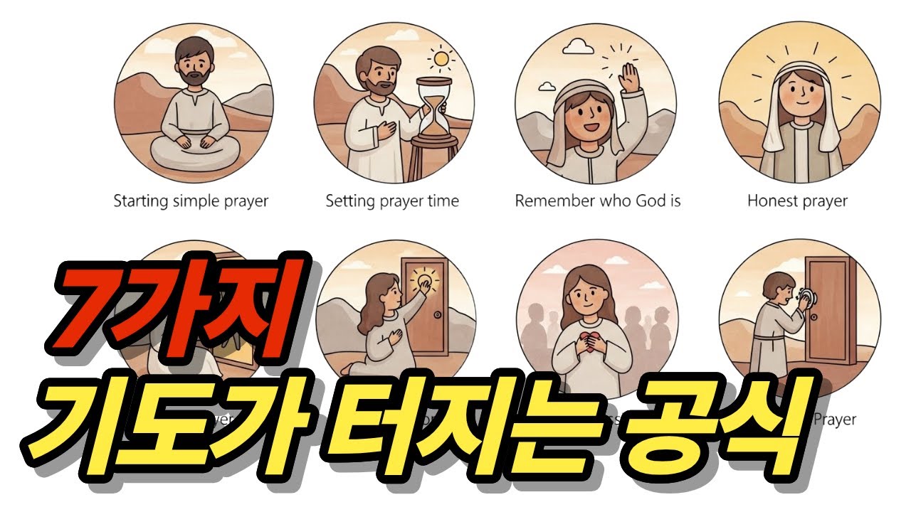 기도가 막혀있다면, 이걸 보세요. 기도가 어려운 당신을 위한 7가지 팁