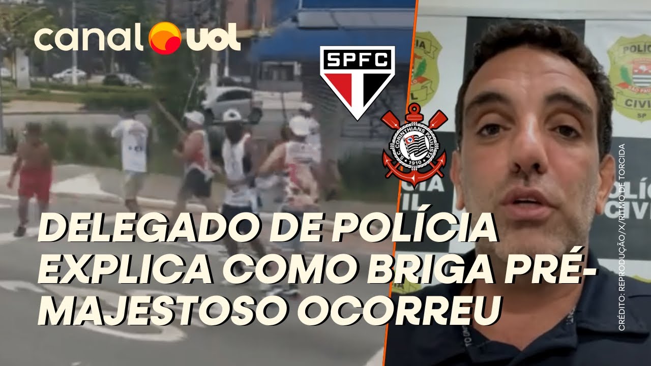 BRIGA ENTRE TORCEDORES DE CORINTHIANS E SÃO PAULO NÃO FOI MARCADA PELA INTERNET, EXPLICA DELEGADO