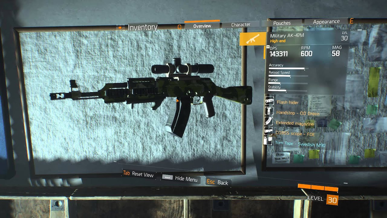 Tom Clancy's The Division - weapon - Military AK-47M