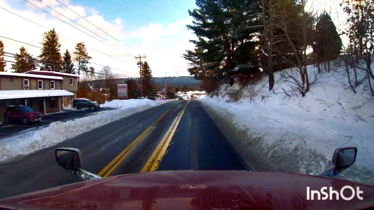 Truck Driver POV I80 to Hazle Township, Pennsylvania Delivery 