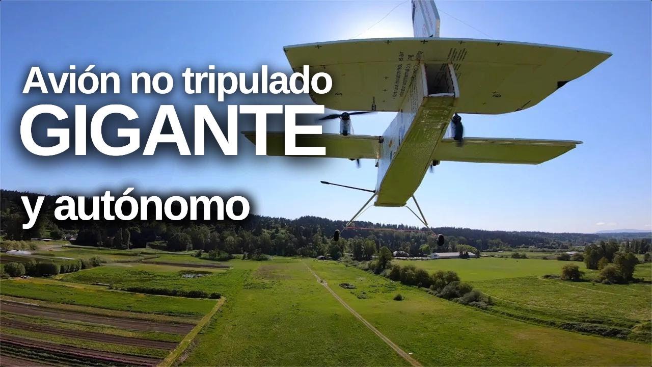 El sorprendente avión de carga autónomo hecho de espuma