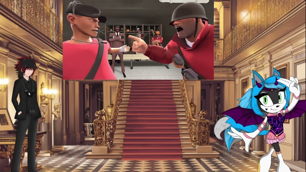 NeoShadow,SailorGalaxy reaction to Soldier and Scout Have a Conversation About Horror Games 15.ai