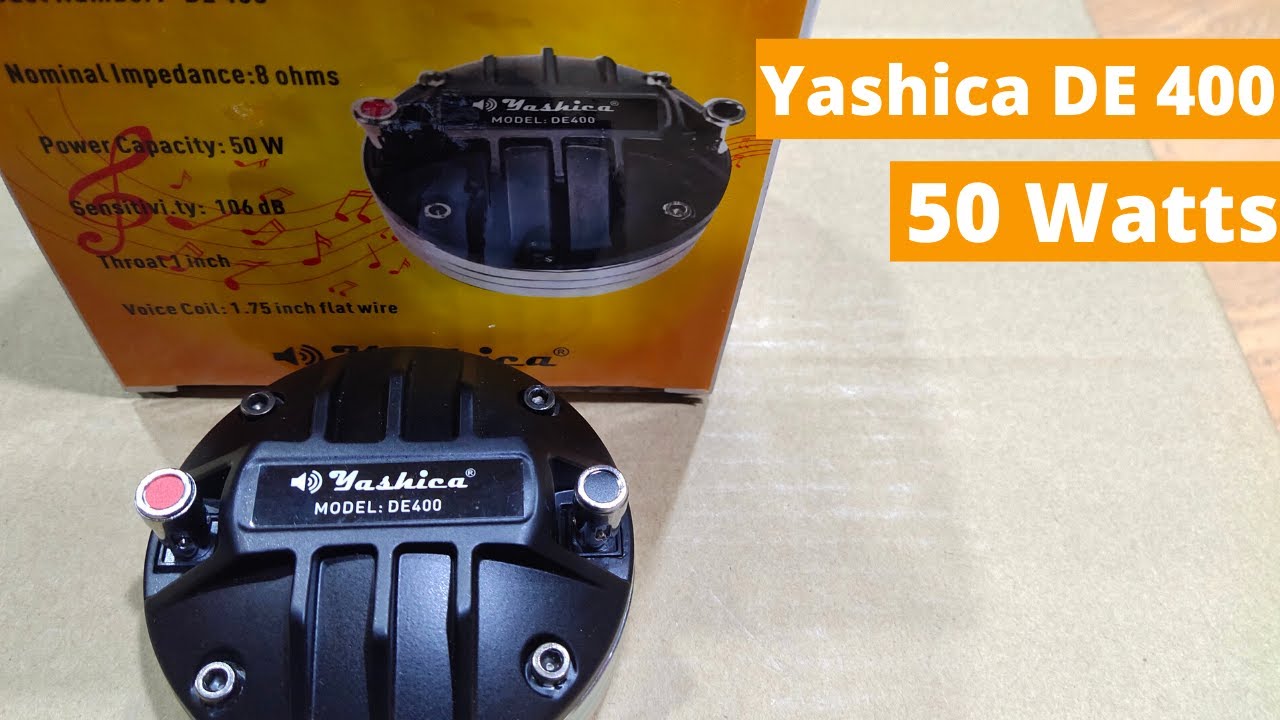 Yashica DE400 | 50w Neodymium HF Driver