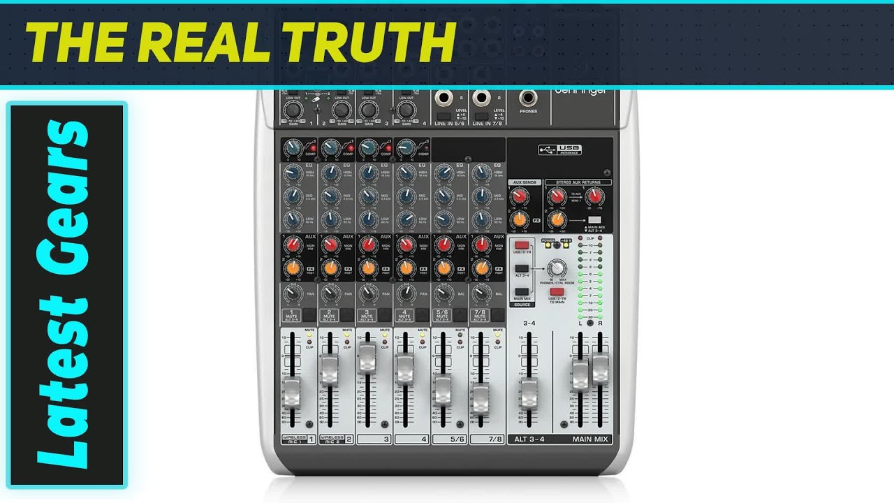 Behringer Xenyx Q1204USB: лучший 12-канальный USB-микшер для вашей системы!