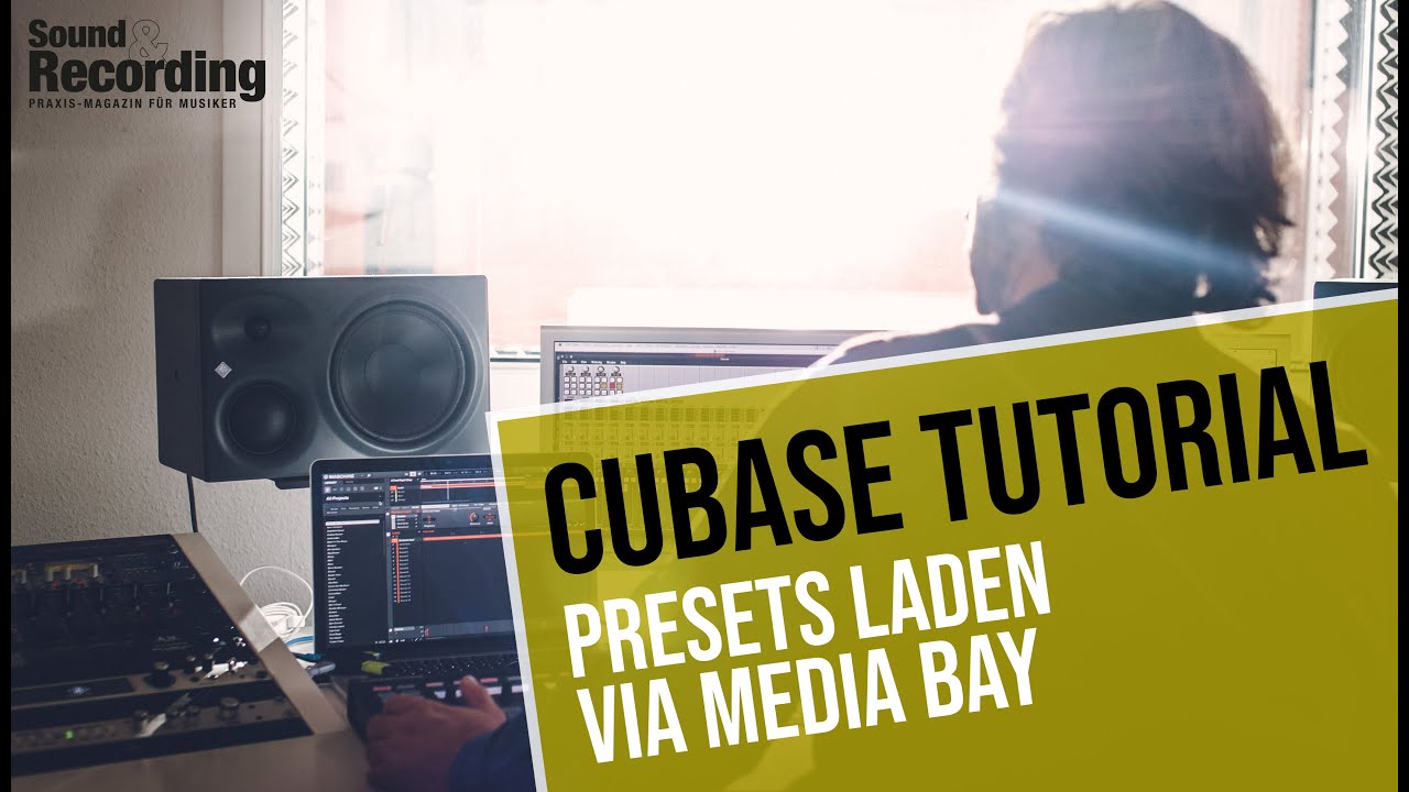 Cubase Pro 9 Tutorial: Presets laden via Media Bay | german/deutsch | Sound & Recording