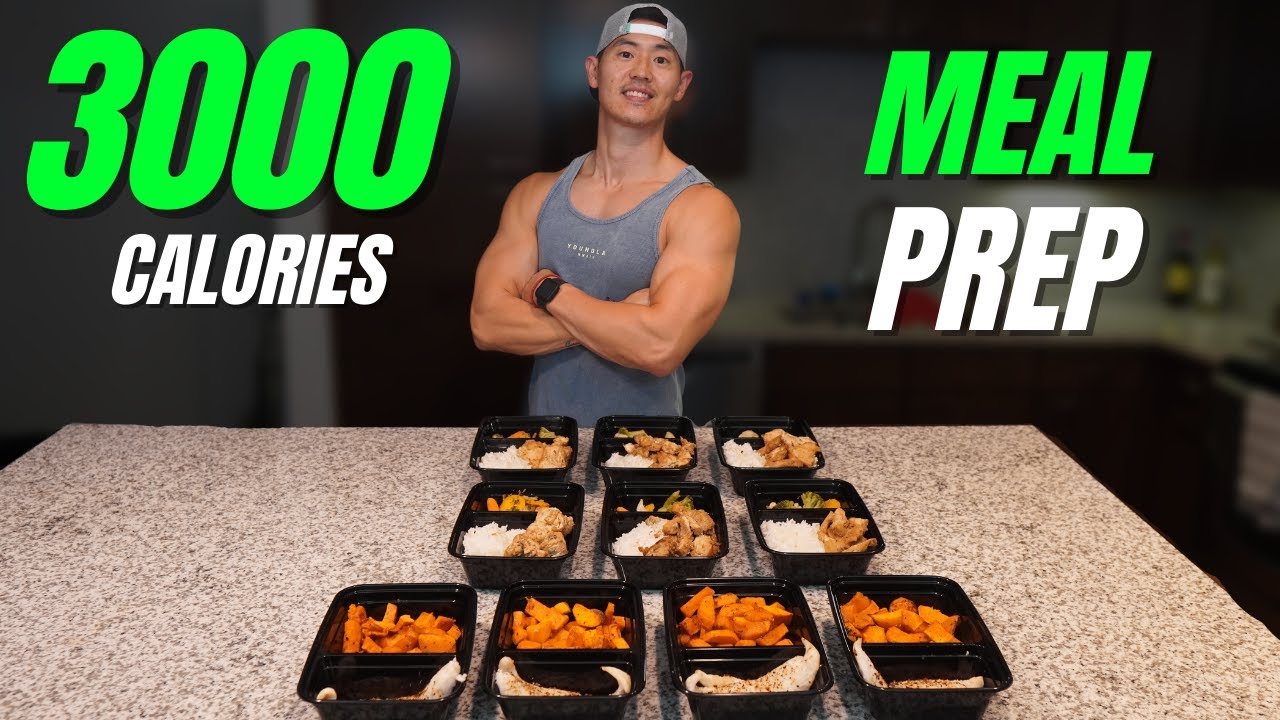 My 3000 Calorie Clean Bulking Diet l Lean Bulk Meal Prep