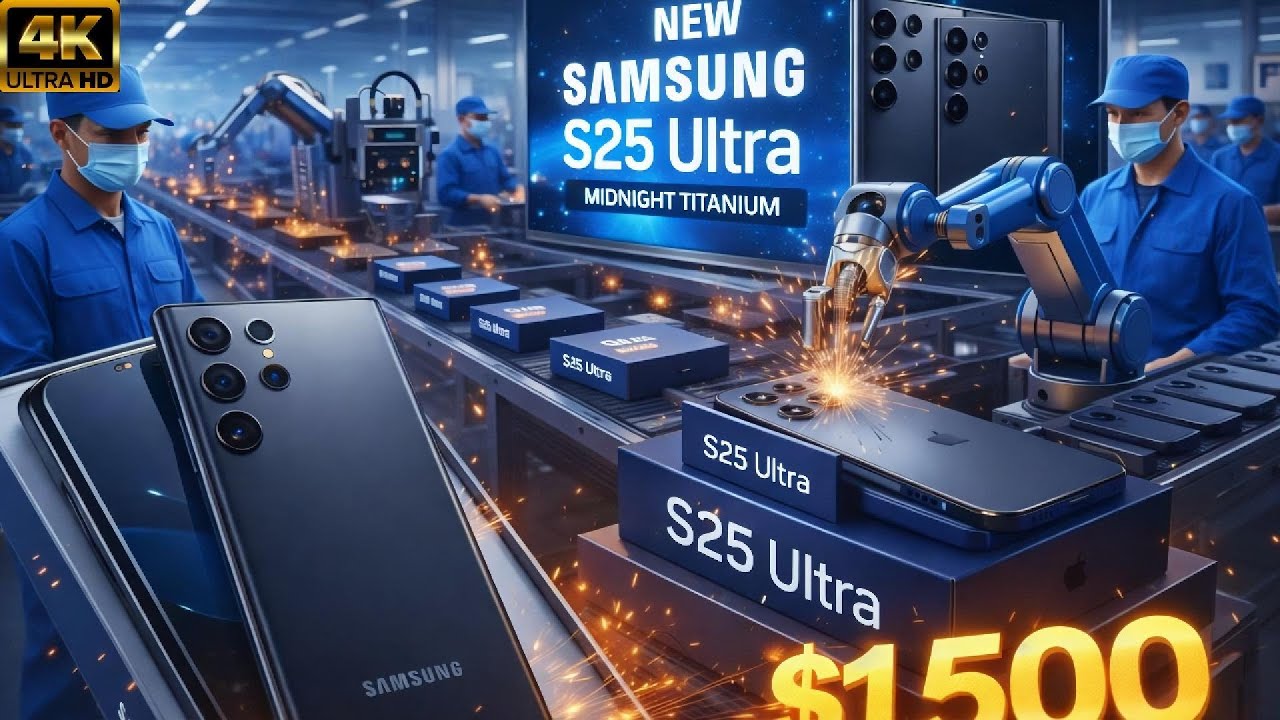 Inside Samsung’s Robot Factory: How Millions of Smartphones Are Made (Start to Finish)