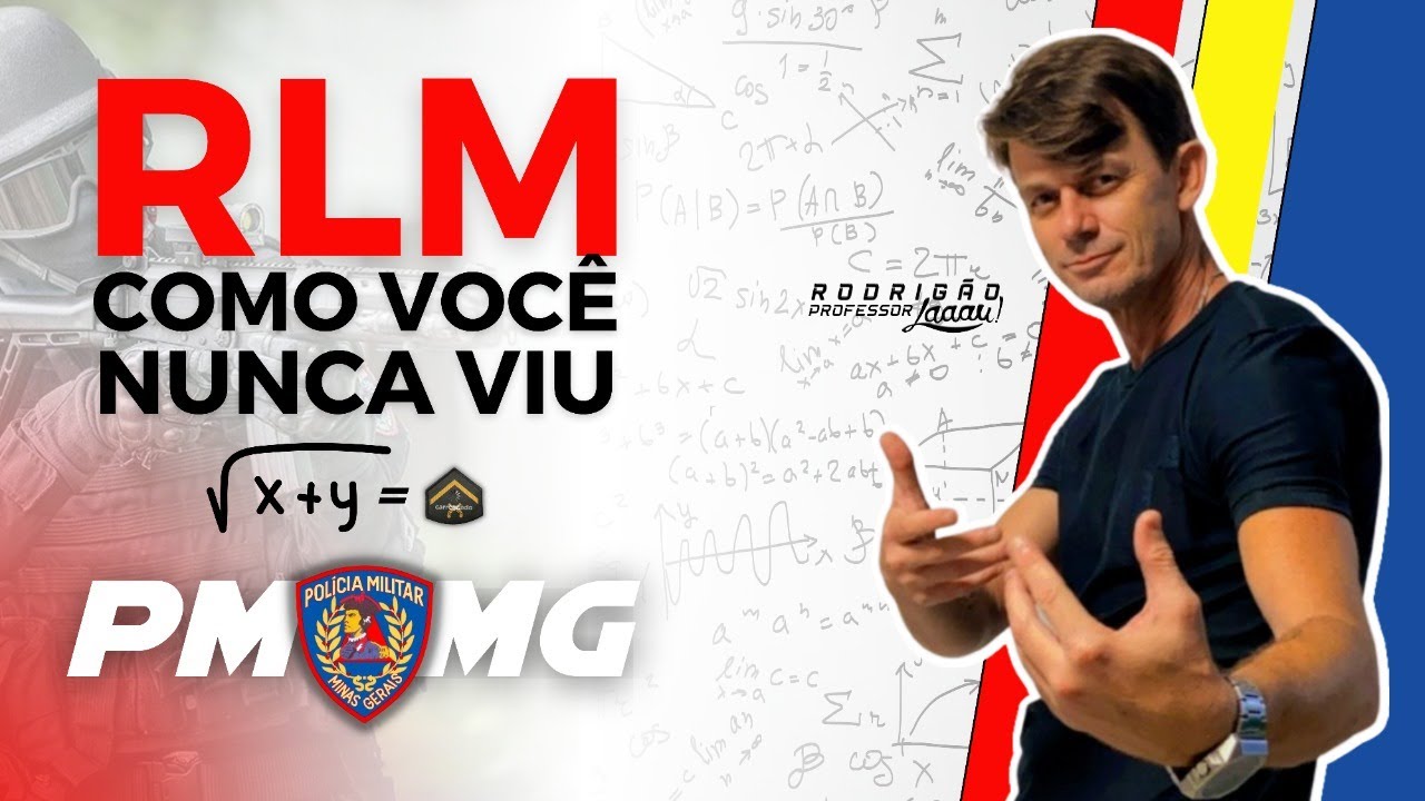 RACIOCÍNIO LÓGICO MATEMÁTICO - PMMG - SOLDADO e CFO - Operações com Conjuntos