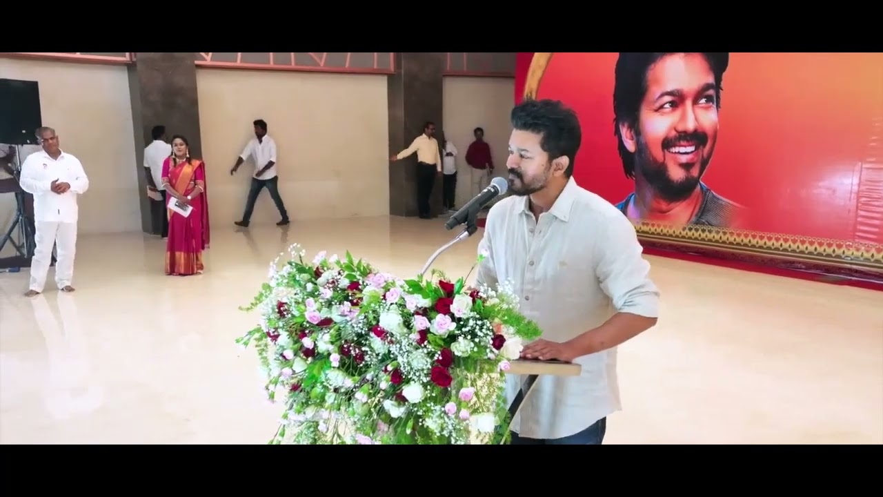 Thalapathy Vijay at RK Convention Center | Massive Crowd | Full Event Coverage