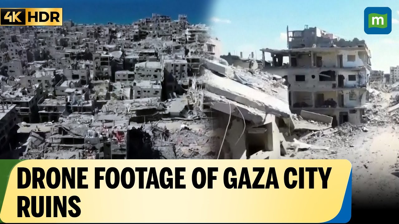 Gaza City in Ruins After Two Years of War, Watch Drone Footage | Israel-Hamas War