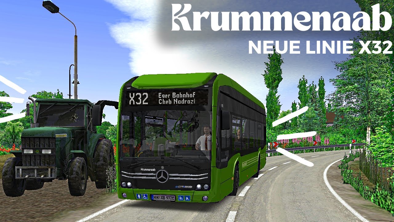 OMSI 2 [60 FPS] - NEUE LINIE X32 in Krummenaab im E-Citaro! - Let's Play Omsi 2 [#840]