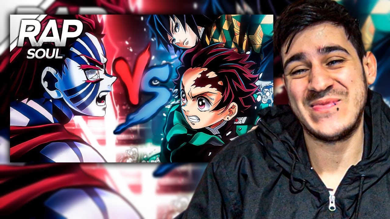 REACCIONANDO a AKAZA VS TANJIRO & TOMIOKA RAP | SoulRap ft. KybaRap & DarckStar