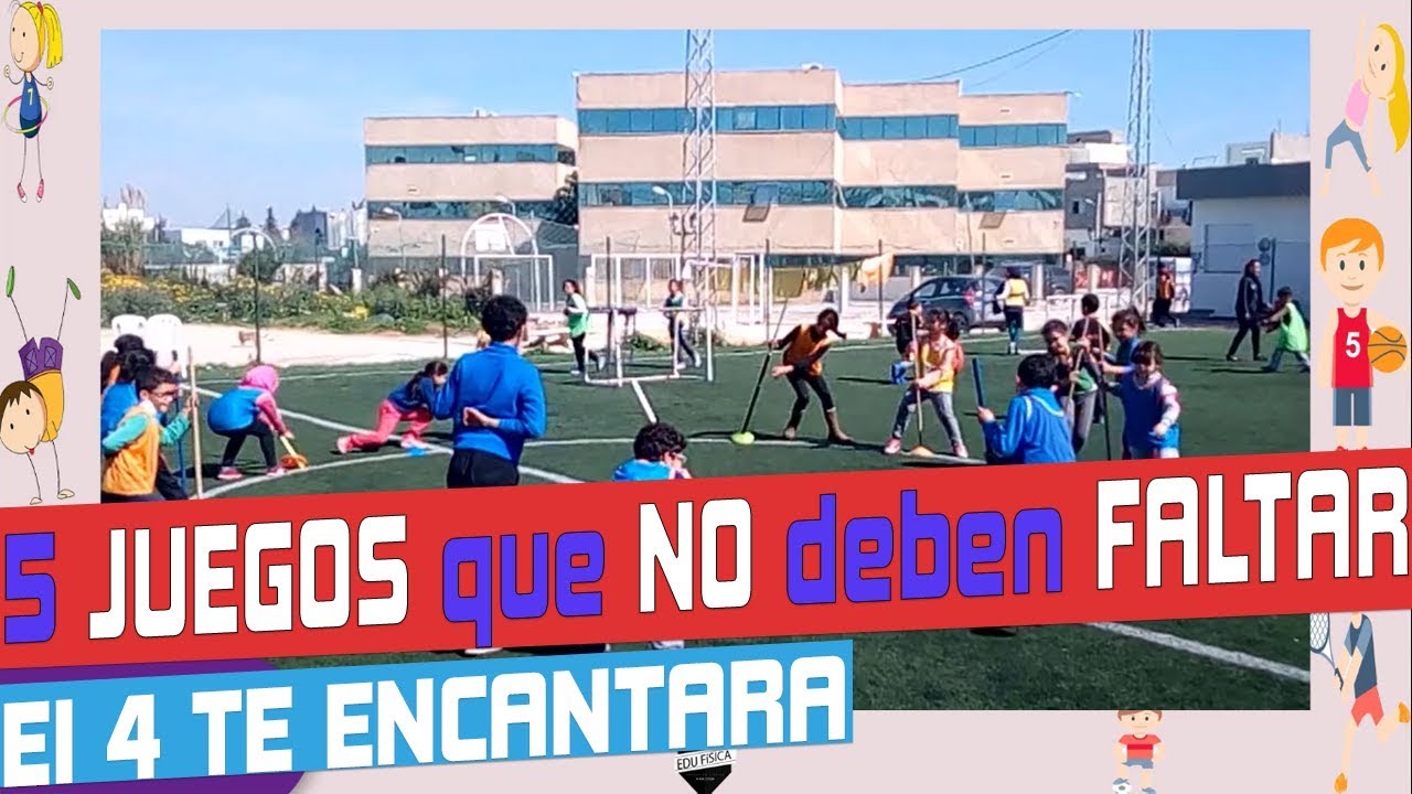 5 JUEGOS para EDUCACIÓN FÍSICA DIVERTIDOS en PRIMARIA (MIRALO)