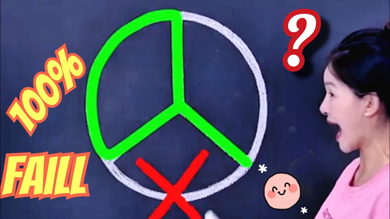 One Line Draw The Entire Figure Circle | Circle Drawing Challenge | Fun Games Challenge