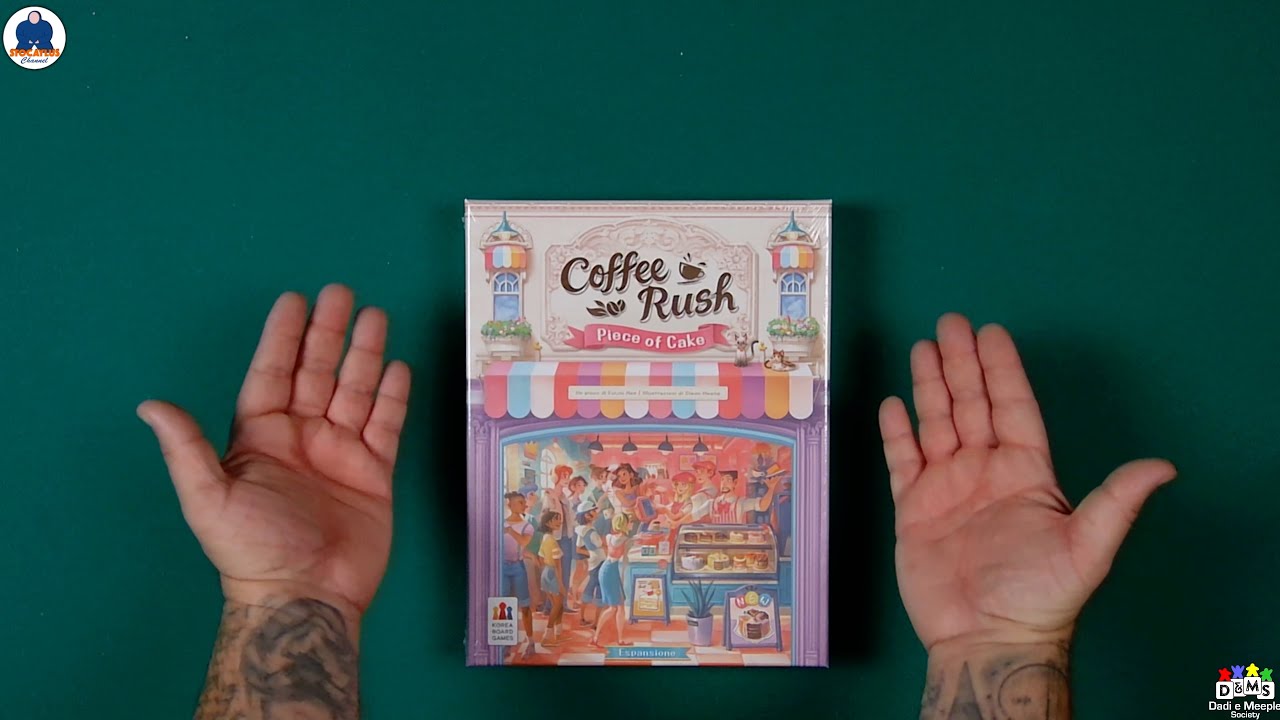 UNBOXING - COFFEE RUSH: Piece of Cake - Board Games - 
