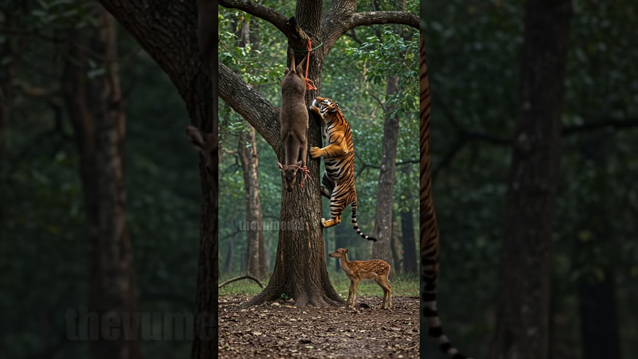 Fawn's Quick Thinking Saves Deer Mother From Poachers!  #rescue #miracle #animals
