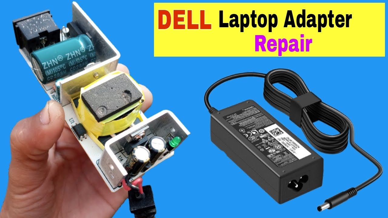 Dell Laptop Adapter Repair | laptop charger repair | how to fix laptop adapter