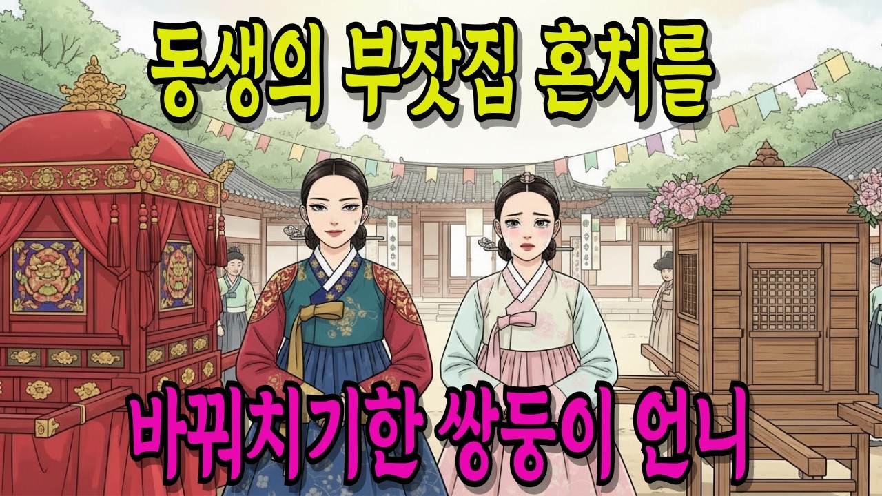 동생의 부잣집 혼처를 바꿔치기한 쌍둥이 언니 | 야담 | 전설 | 전설야담 | 한국전통이야기 | 옛날이야기 | 감동스토리 | 오디오드라마 | 오디오북