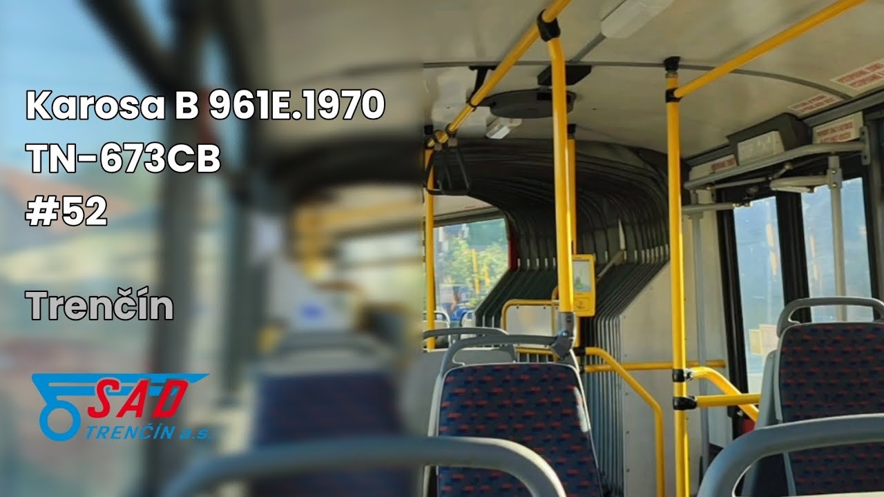 Karosa B 961E.1970 - TN-673CB, #52 - SAD Trenčín | MHD Trenčín