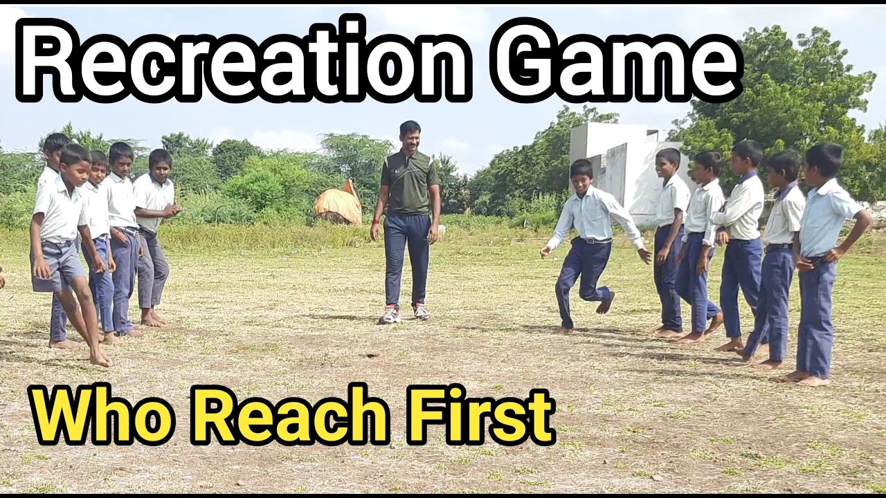 recreation game | who reach first | physical fitness activity | in highschool @srinupetcreations