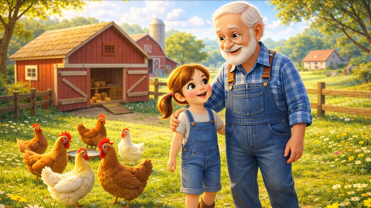 🐔 Οι Κοτούλες & ο Παππούς μου👴 | Παιδικό Τραγούδι για Ζώα 🥚| Melokids
