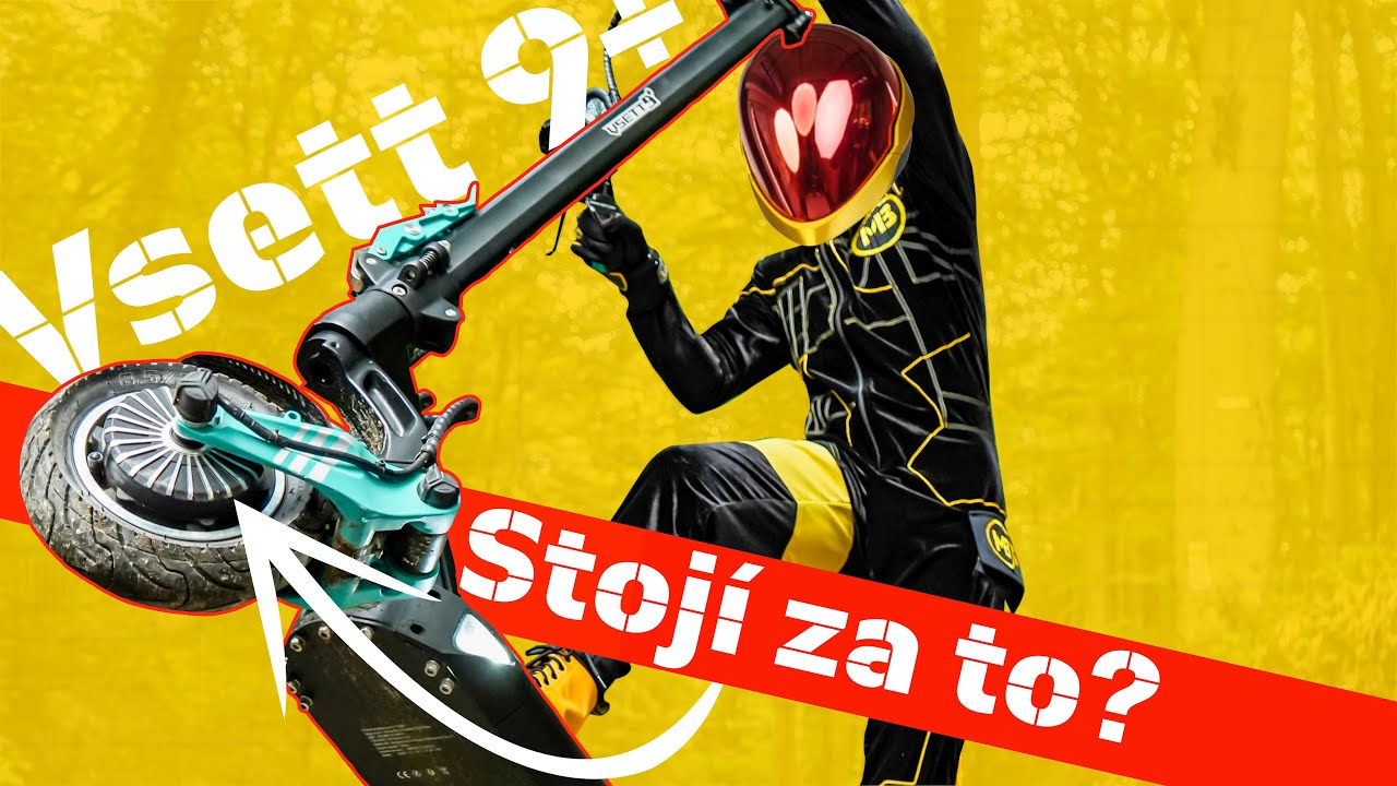 Recenze elektrické koloběžky Vsett 9+