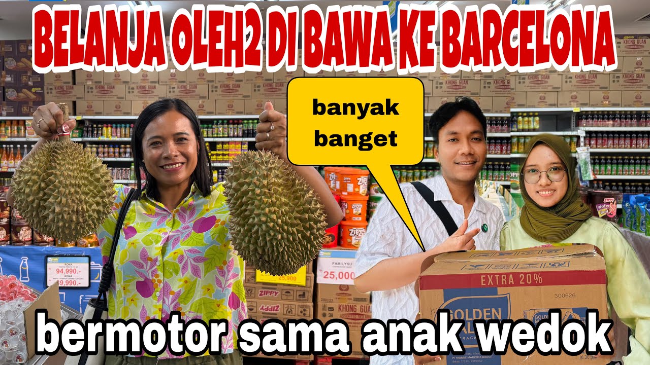 BELANJA BERSAMA PUTRIKU CARI OLEH2  DI BAWA KE BARCELONA NGAK SENGAJA KETEMU TOLE IRUL