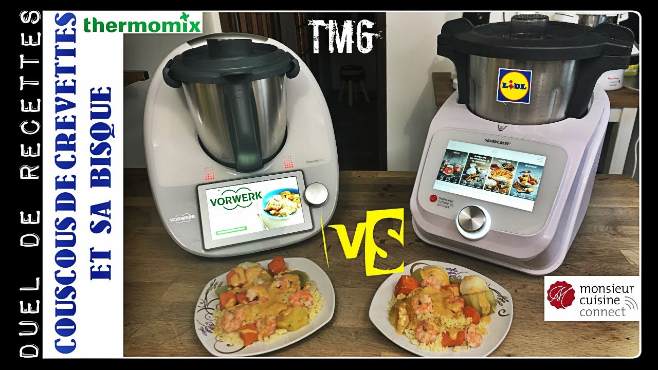 DUEL DE RECETTES : COUSCOUS DE CREVETTES ET SA BISQUE (TM6 VS MCC par Sand Cook&Look )