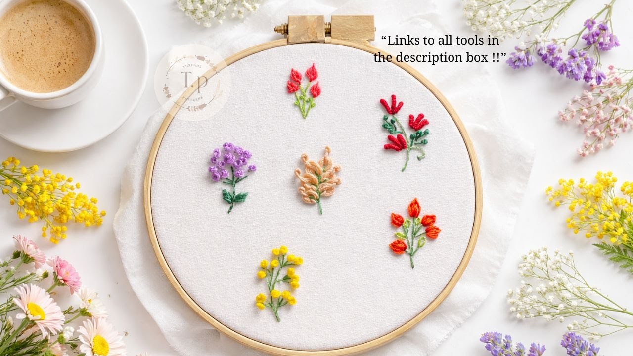 ✨🔥 Easy Flower Stitch Tutorial | Perfect for Beginners🌹🔥❤️#handmade #trending #trend #trendingvideo