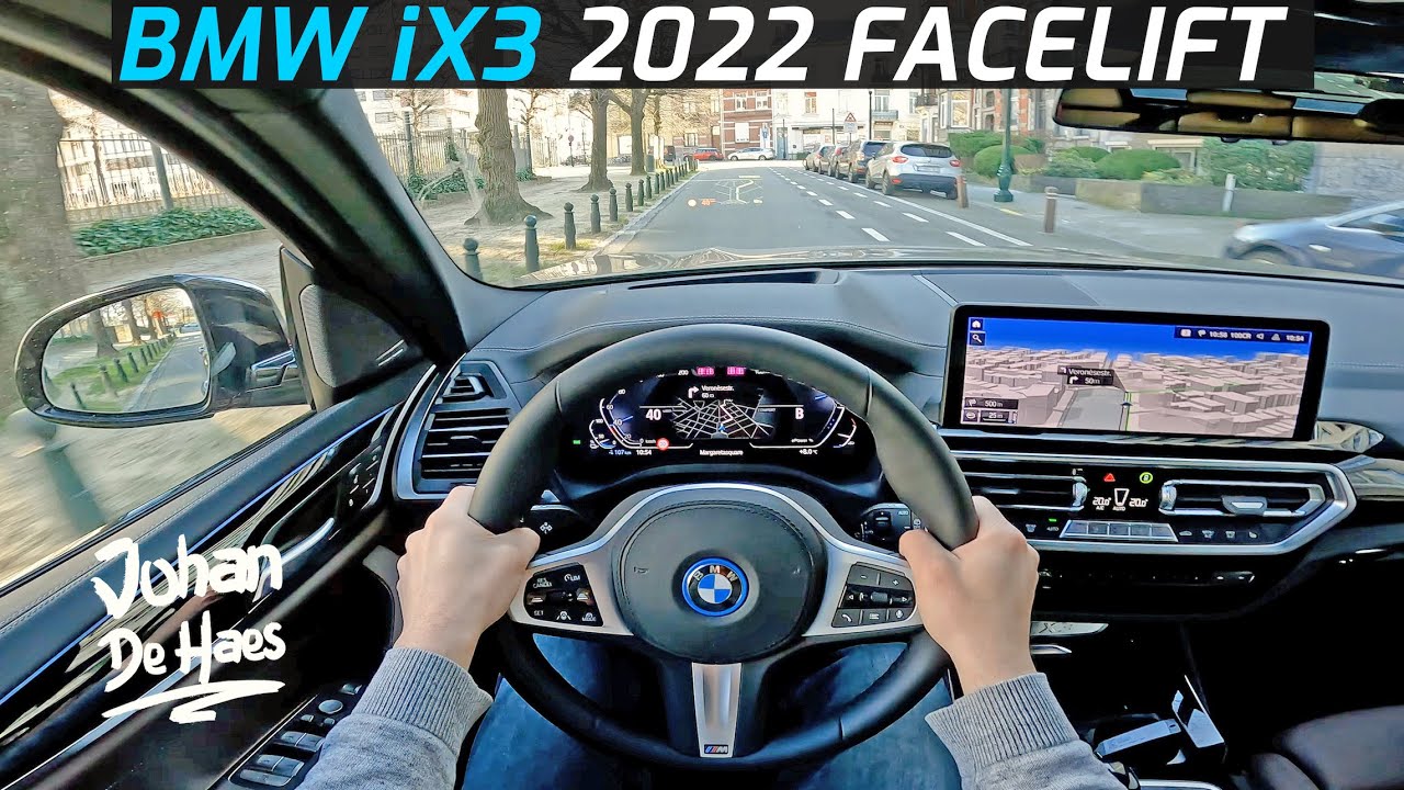 BMW iX3 2022 FACELIFT 286 HP POV TEST DRIVE