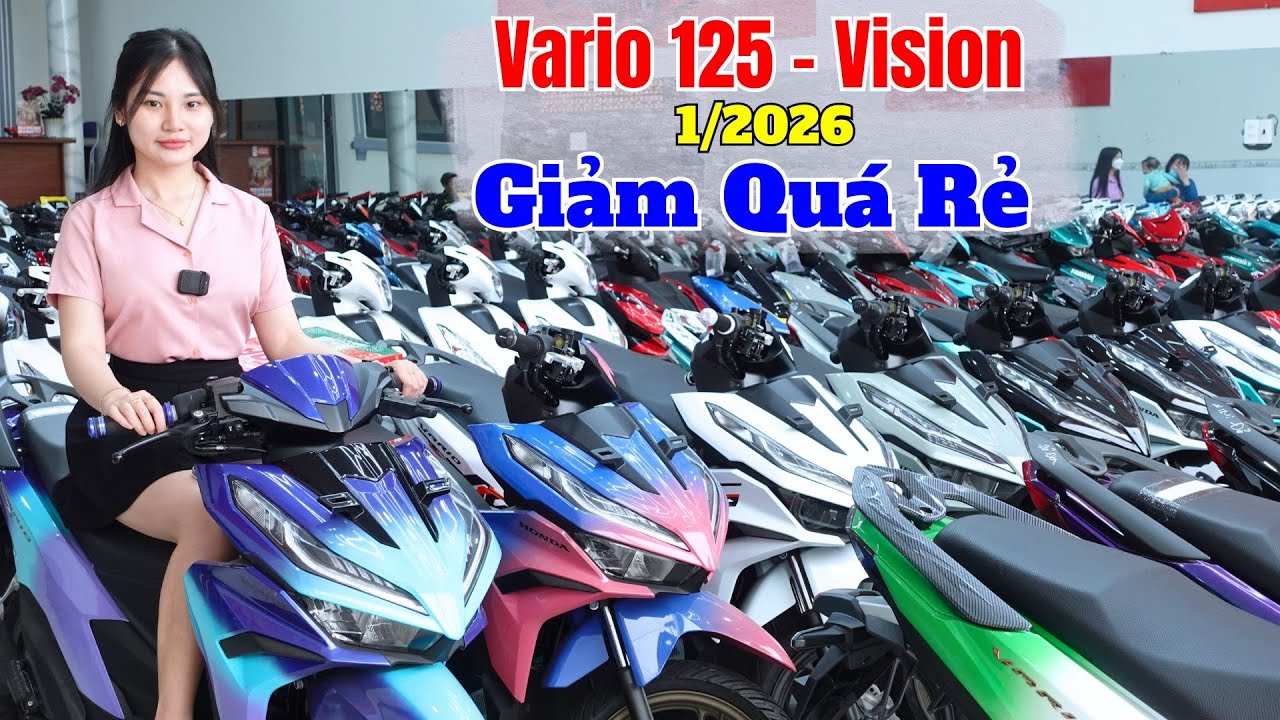 Vario 125 2025 - Giá Xe Vario 125 , Vision Đầu Năm 2026 Giảm Quá Rẻ