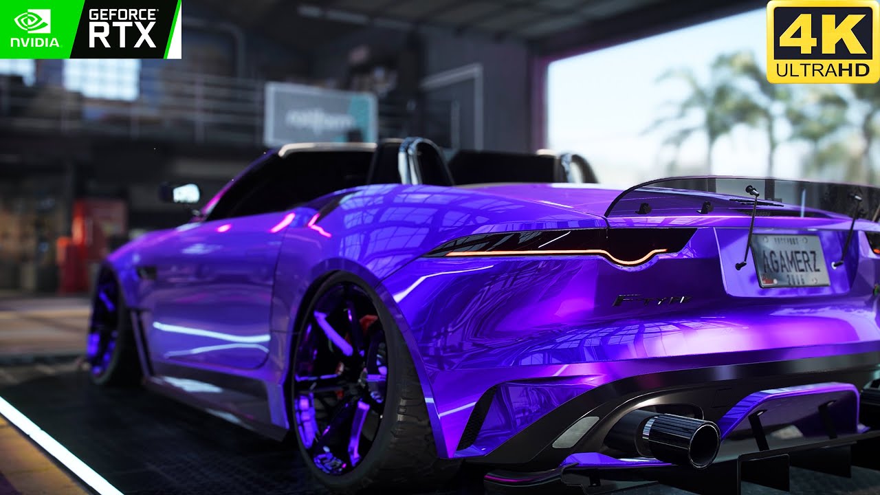 NFS HEAT | JAGUAR F-TYPE R CONVERTIBLE CUSTOMIZATION AND GAMEPLAY | ULTRA GRAPHICS 4K 60FPS