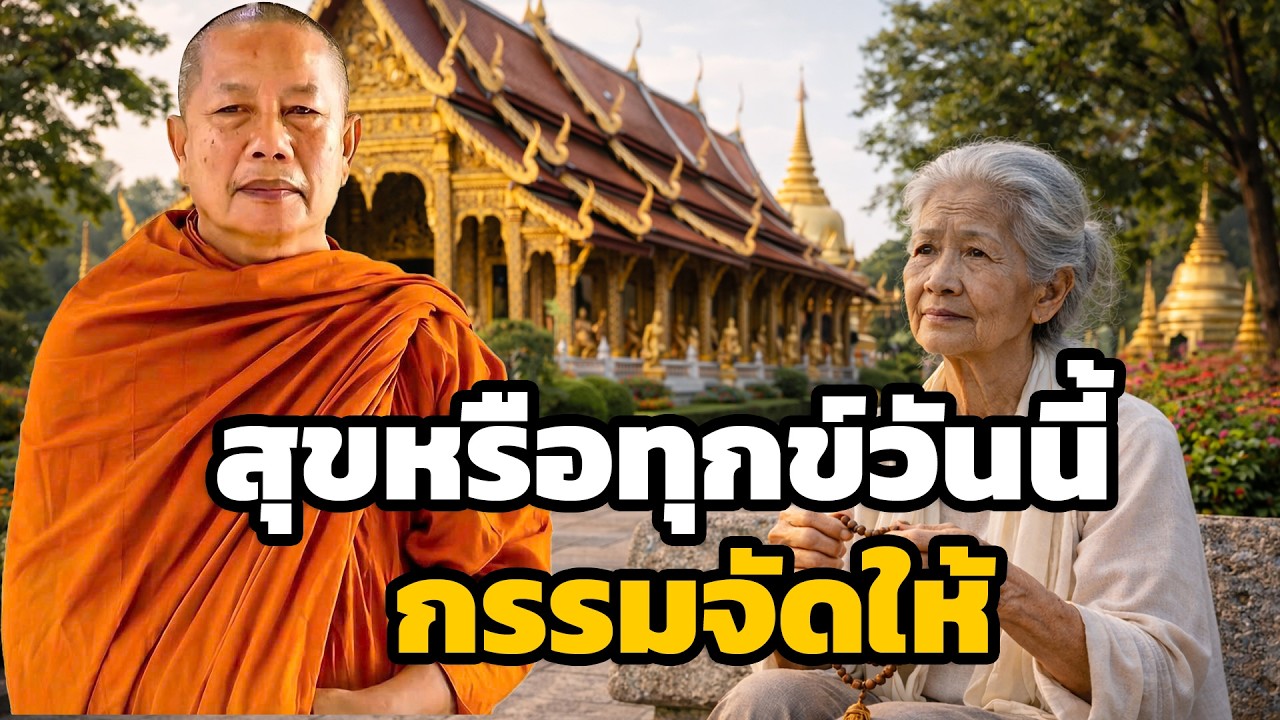 วันนี้คือผลของกรรม  ธรรมะคลายทุกข์ พระมหาบุญช่วย ปัญญาวชิโร 9