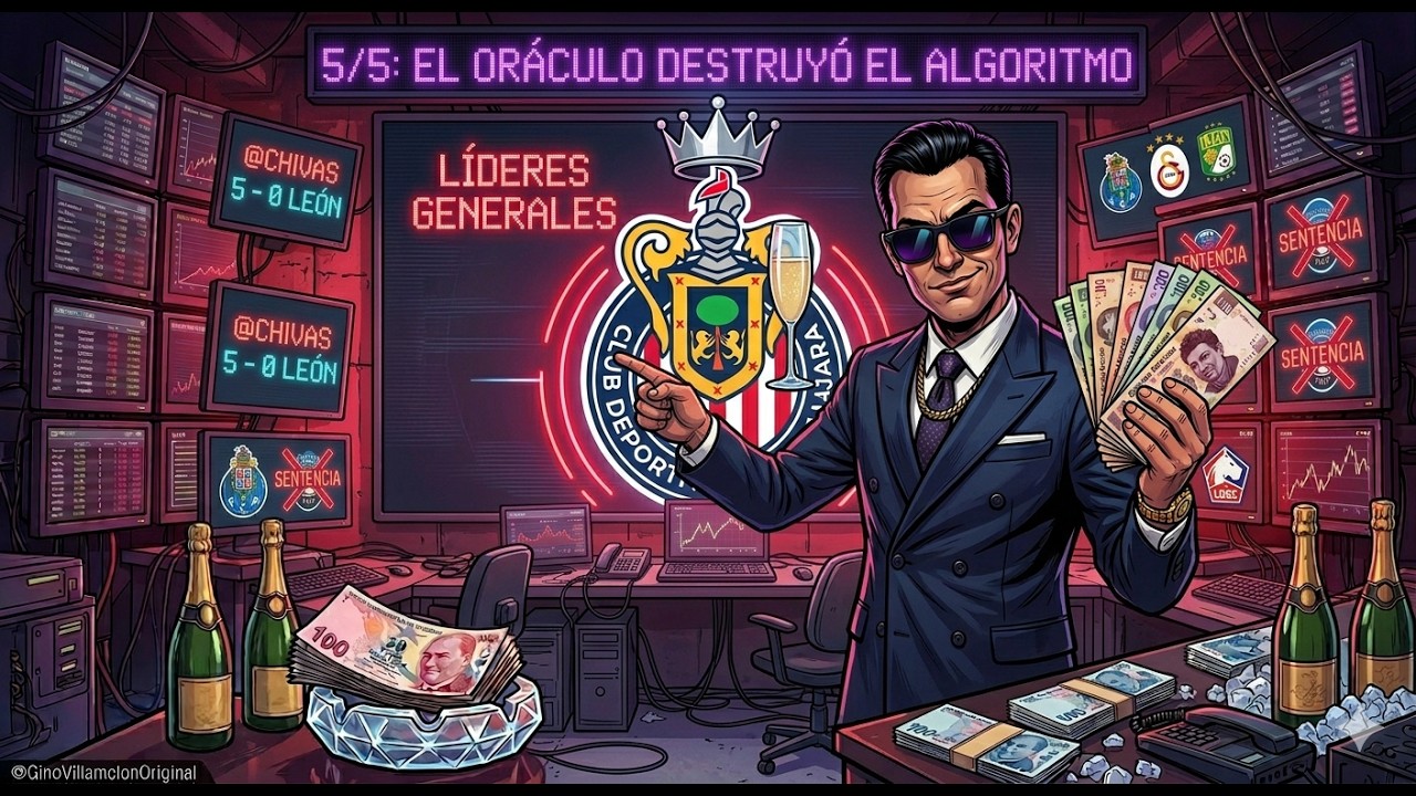 🔮 PLENO ABSOLUTO 5/5: EL ORÁCULO SENTENCIÓ LA CHAMPIONS Y EL 5-0 DE CHIVAS | HUMILLACIÓN TOTAL 💰🐐
