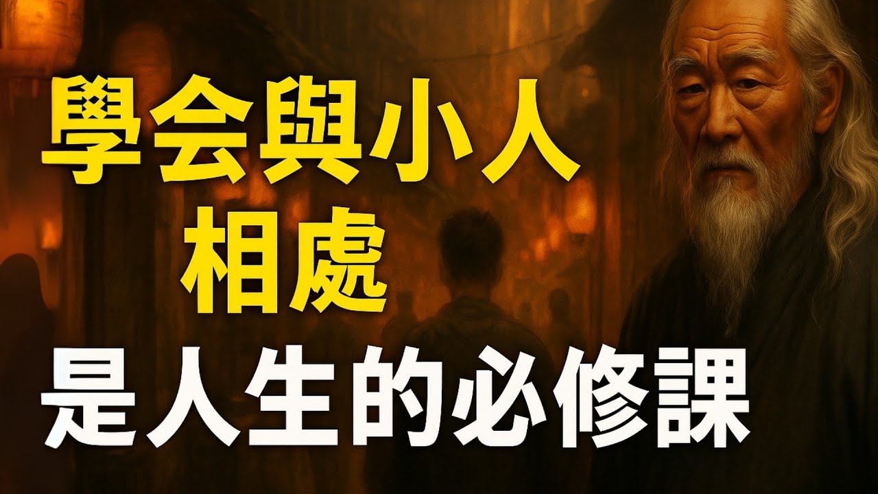學會與小人相處，是人生的必修課 | 智慧之海 | 智慧 人生 哲學