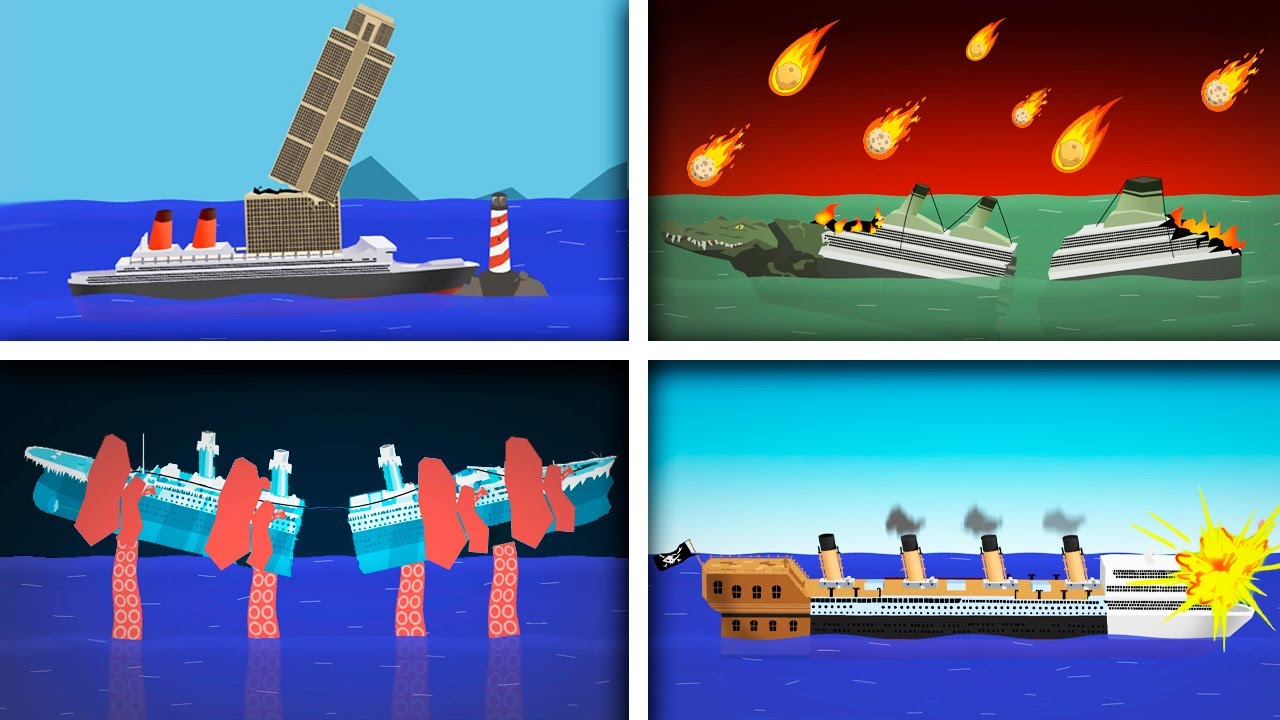 ⚓ Cursed Ships Sinking | Animation