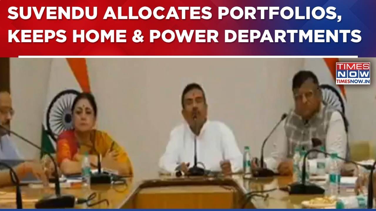 Bengal CM Suvendu Adhikari Allocates Portfolios To Cabinet Ministers, Keeps Home & Power Departments