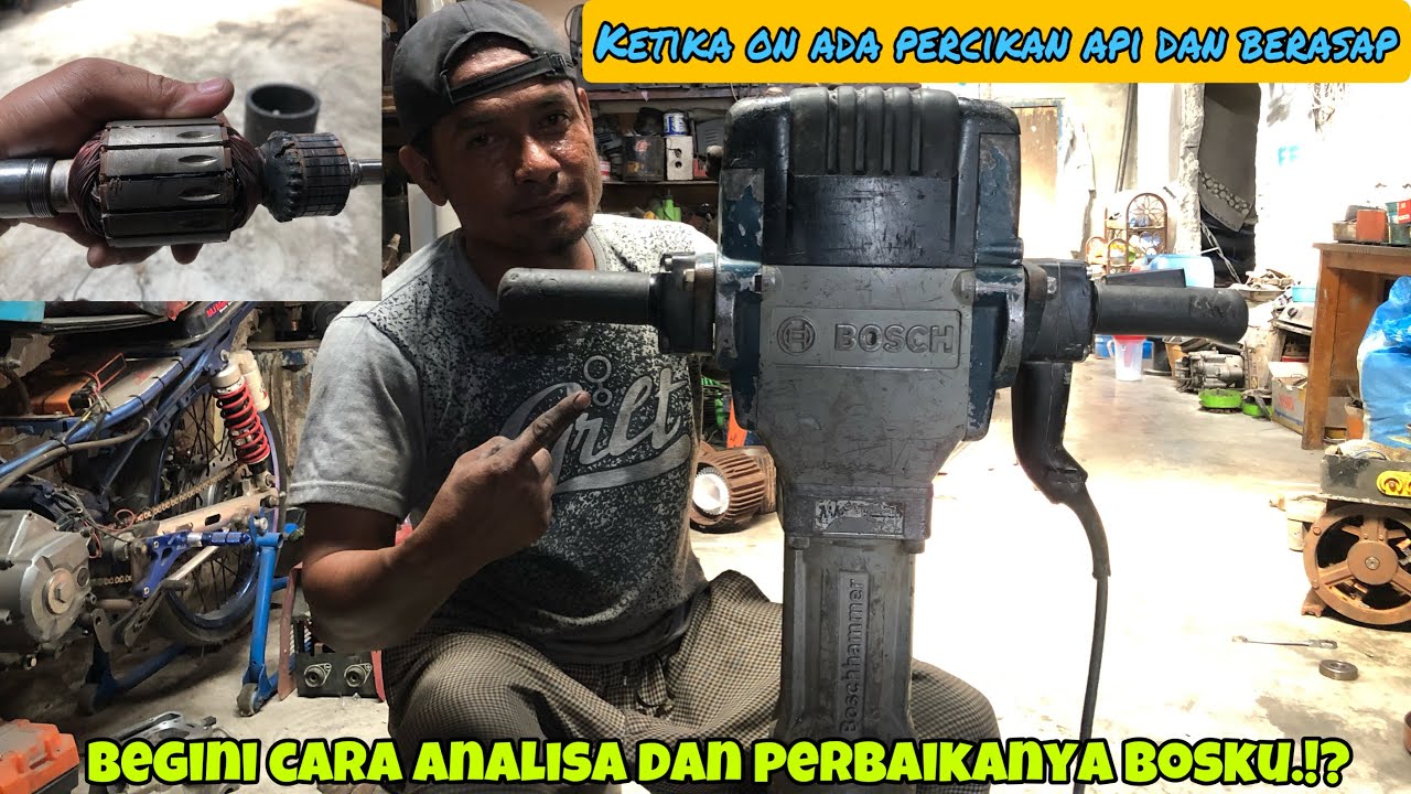 GULUNG SPUL ARMATURE JACK HAMMER BOSCH GSH 27 VC ✅