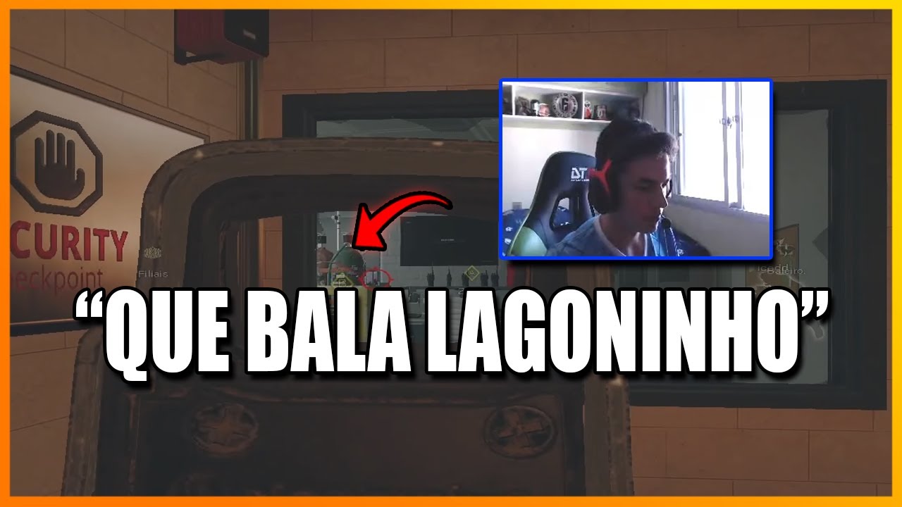 O CARA NEM VIU DE ONDE TOMOU ESSA BALA PRO LAGONIS - R6 CLIPS