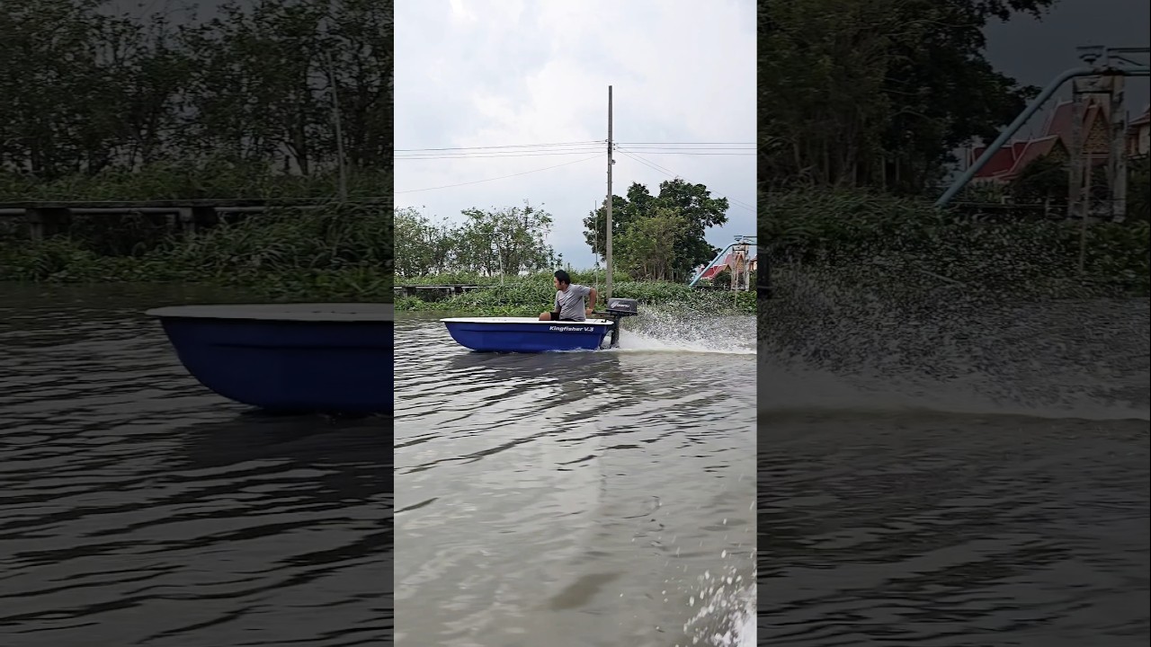 ราคาเรือพลาสติก แต่วิ่งแบบ Speed Boat 😅 ที่เดียวในไทยที่พัฒนาเรือพลาสติกจนได้สมรรถนะที่ดีแบบนี้
