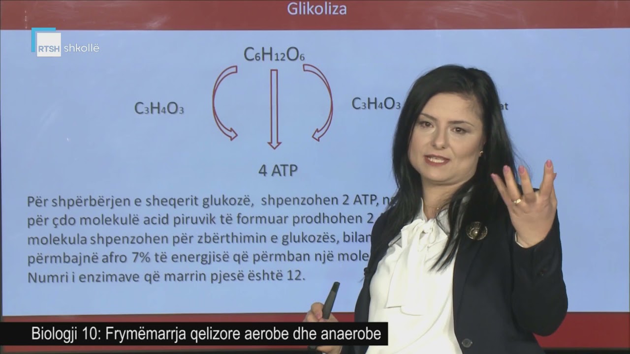 Biologji 10 - Frymëmarrja qelizore aerobe dhe anaerobe