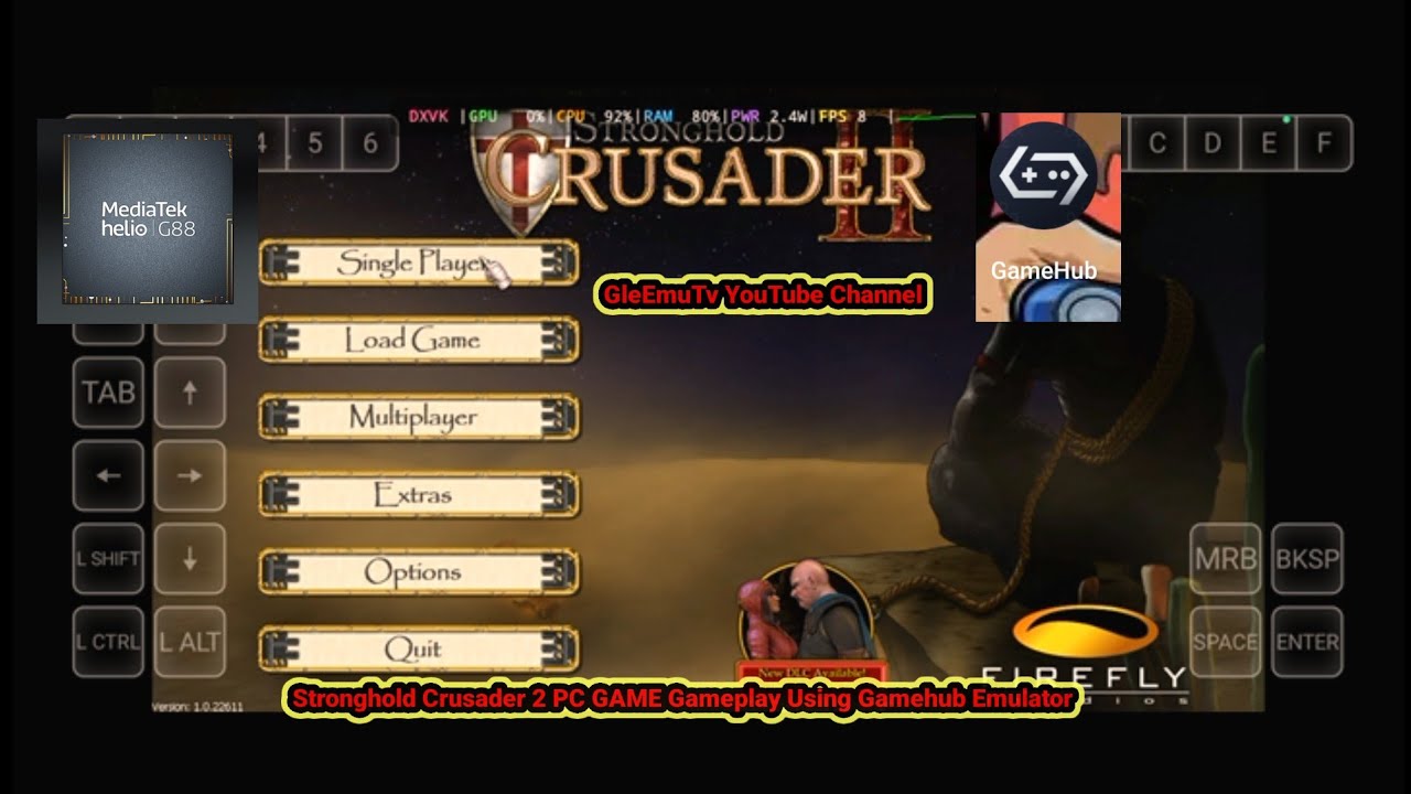 Stronghold Crusader 2 Pc Game Gameplay Using Gamehub Emulator  |  Helio G88 Mali specs