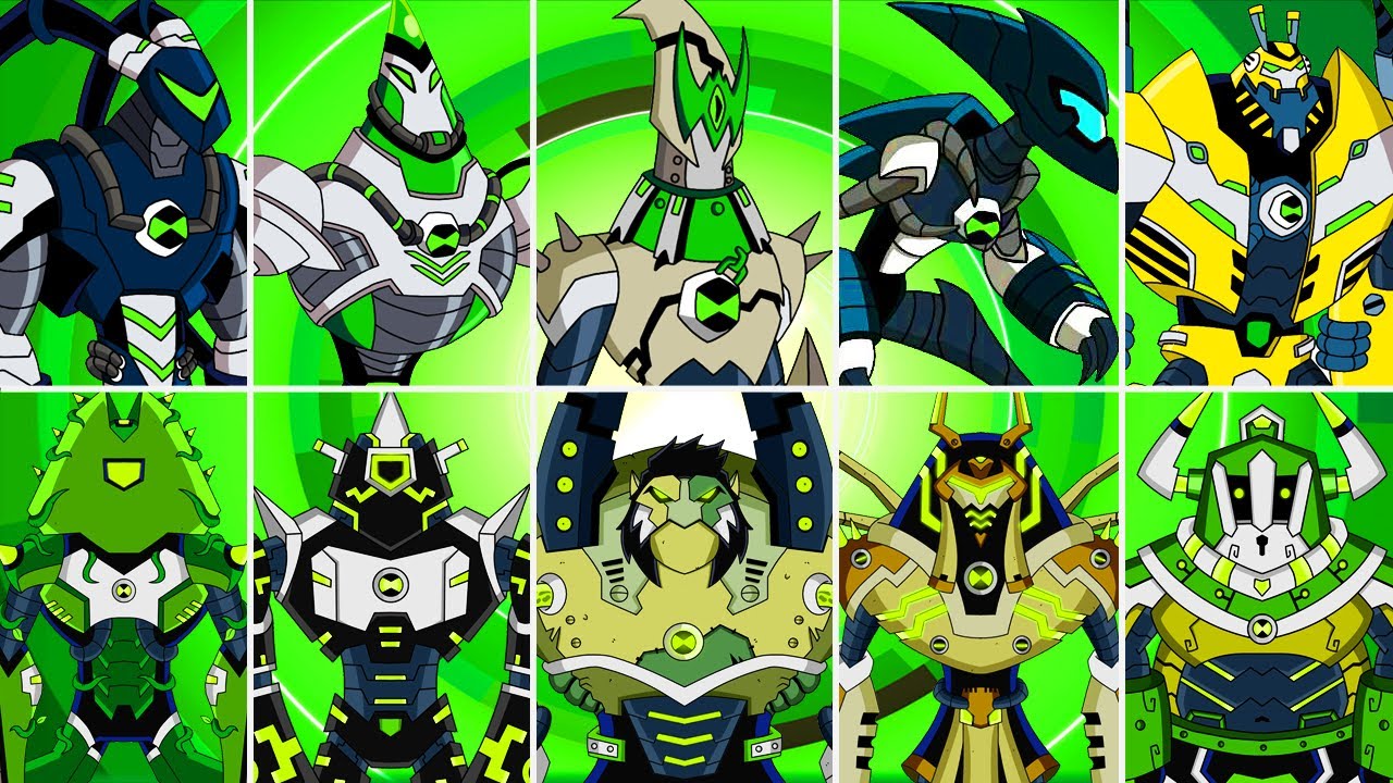 BEN 10 TODOS OS ALIENS OMNIVERSE, REBOOT E ALIEN FORCE COM A NOVA FORMA OMNI-KIX (Omni-Kix)